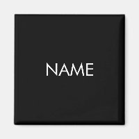 Aanpassen met naam, tekst minimalistisch zwart wit