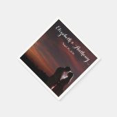 Aanpassen met Photo Wedding Servet (Hoek)