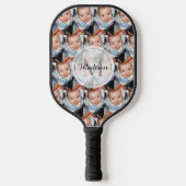 Aanpassen met uw aangepaste fotopatroon Monogram Pickleball Paddle (Voorkant)