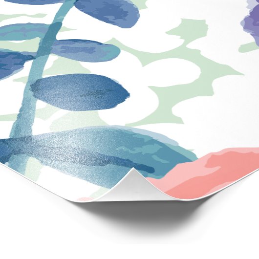 Aanpassen met uw eigen kunst of offerte foto afdruk (Hoek)