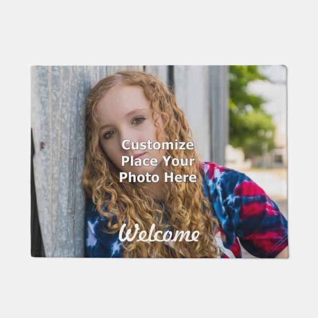 Aanpassen met uw foto deurmat (Voorkant)