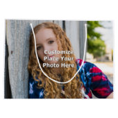 Aanpassen met uw foto groot cadeauzakje (Achterkant)