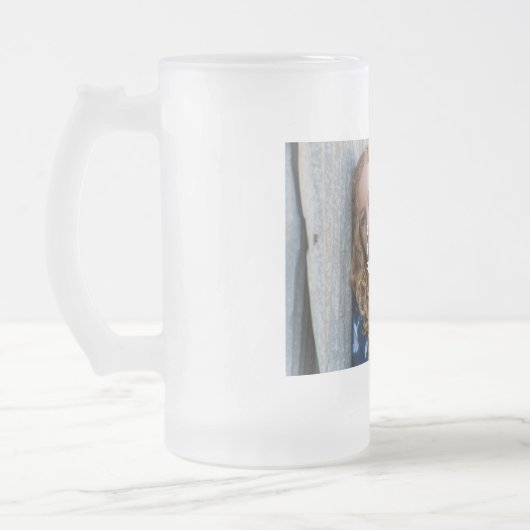 Aanpassen met uw foto matglas bierpul (Links)