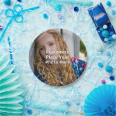 Aanpassen met uw foto papieren bordje (Feest)