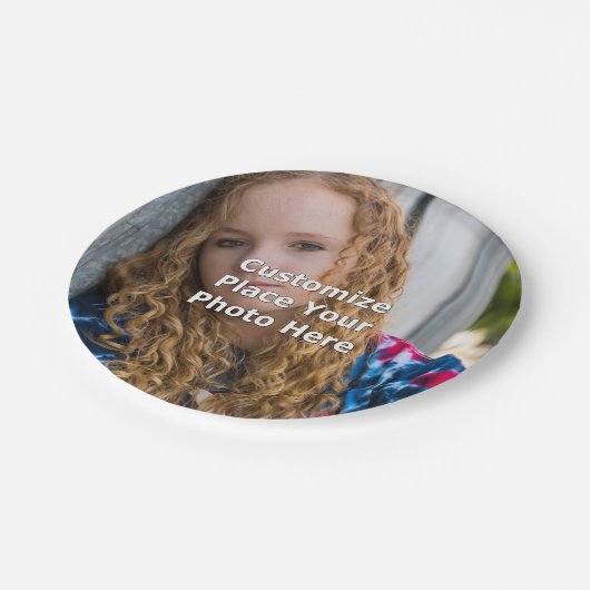 Aanpassen met uw foto papieren bordje (Gekanteld)