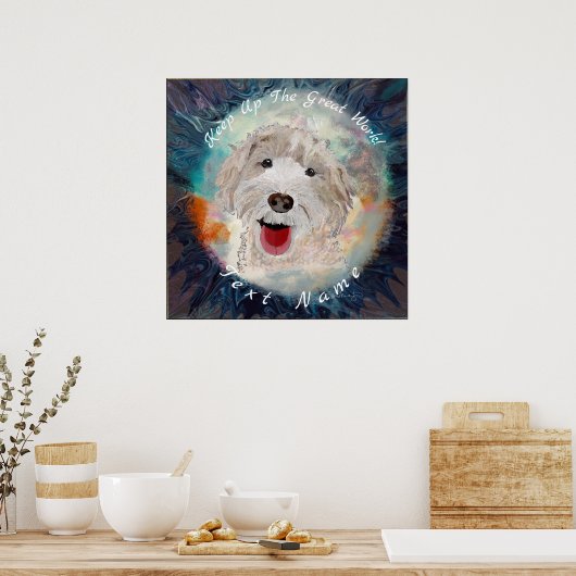 Aanpassen met uw foto poster (Keuken)