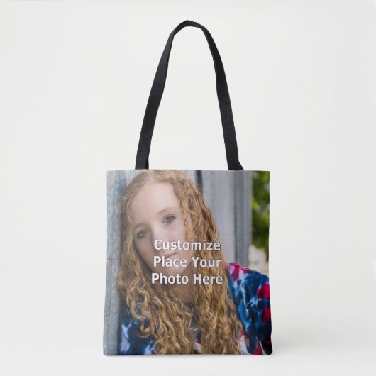 Aanpassen met uw foto tote bag (Voorkant)