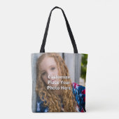 Aanpassen met uw foto tote bag (Achterkant)
