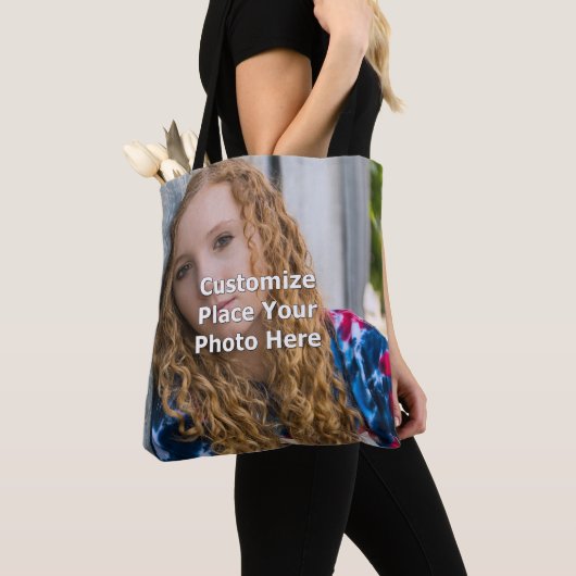 Aanpassen met uw foto tote bag (Dichtbij)