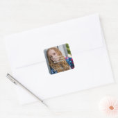 Aanpassen met uw foto vierkante sticker (Envelop)