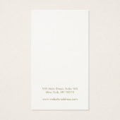 Aanpassen met uw Logo-crème dat verdient Visitekaartje (Achterkant)