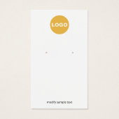 Aanpassen met uw Logo-crème dat verdient Visitekaartje (Voorkant)