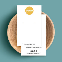 Aanpassen met uw Logo-crème dat verdient Visitekaartje