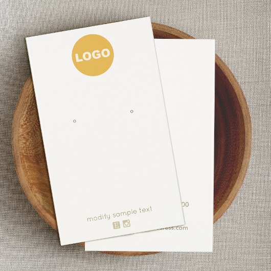 Aanpassen met uw Logo-crème dat verdient Visitekaartje