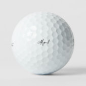 Aanpassen Modern Script Name Titleist Pro VI Golfballen (Voorkant)