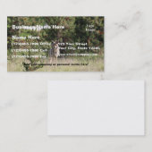 (Aanpassen) Mooie Coyote foto in Yellowstone Visitekaartje (Voorkant / Achterkant)