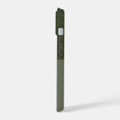 Aanpassen Moss Green Noise iPhone 15 Hoesje (Linkerkant)