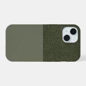 Aanpassen Moss Green Noise iPhone 15 Hoesje (Achterkant horizontaal)