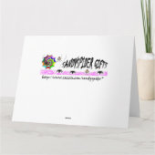 Aanpassen Naam toevoegen Foto of Illustratie Kaart (Achterkant)