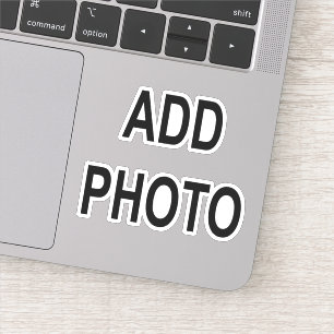 Aanpassen Naam toevoegen Foto of Illustratie Sticker