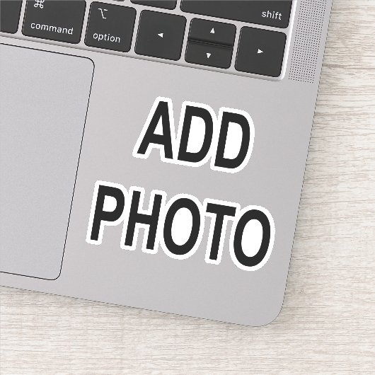 Aanpassen Naam toevoegen Foto of Illustratie Sticker (Detail)