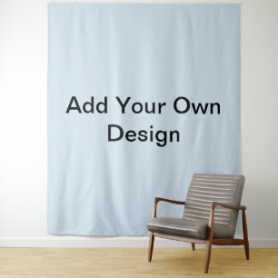Aanpassen Naam toevoegen Foto of Illustratie Wandkleed