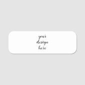 Aanpassen Naamplaatje (Voorkant)