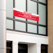 Aanpassen nu leasing appartementen te huur spandoek (Buitenkant Gebouw)