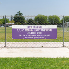 Aanpassen nu leasing appartementen te huur spandoek