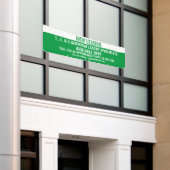 Aanpassen nu leasing appartementen te huur spandoek (Buitenkant Gebouw)