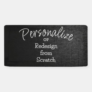 Aanpassen of helemaal opnieuw creëren - spandoek