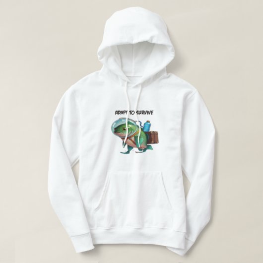Aanpassen om te overleven hoodie (Design voorkant)
