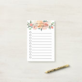 Aanpassen om Waterverf aanbieden Vakje voor afvind Post-it® Notes (Op bureau)