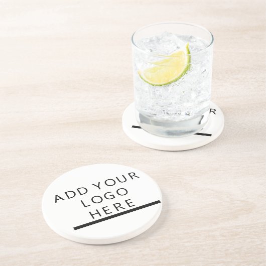 Aanpassen - Ontwerp - Voeg uw logo toe Zandsteen Onderzetter (Zijkant)