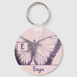 Aanpassen op de Sleutelhanger Butterfly Button