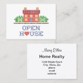 Aanpassen Open Huis Visitekaartje (Voorkant / Achterkant)