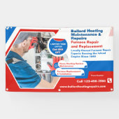 Aanpassen Oven Verwarmingssysteem Reparatie Spandoek (Horizontaal)