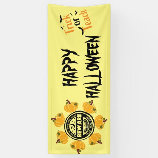 Aanpassen Personaliseer Halloween Decorations Part Spandoek (Verticaal)