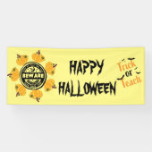 Aanpassen Personaliseer Halloween Decorations Part Spandoek (Horizontaal)