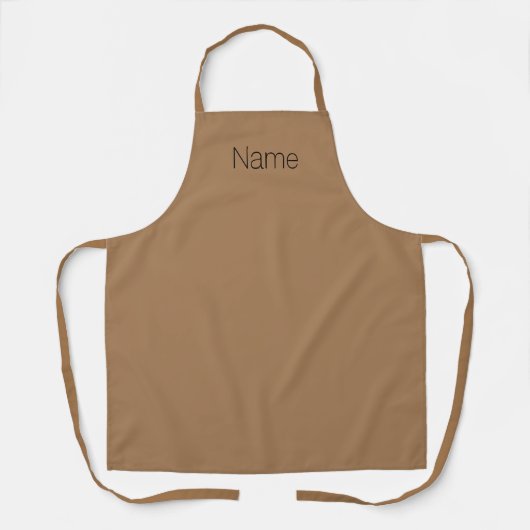 Aanpassen personaliseer het monogram van de NAAM b Schort (Voorkant)