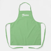 Aanpassen personaliseer het monogram van de NAAM g Schort (Voorkant)
