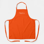 Aanpassen personaliseer het monogram van de NAAM t Schort (Voorkant)