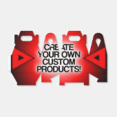 Aanpassen/personaliseren/Creëer uw eigen Bedankdoosjes (Uitgevouwen)