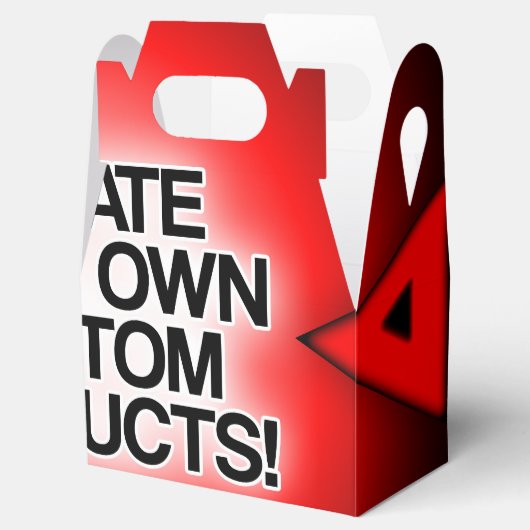 Aanpassen/personaliseren/Creëer uw eigen Bedankdoosjes (Geopend)