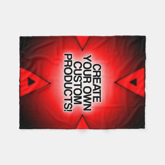 Aanpassen/personaliseren/Creëer uw eigen Fleece Deken (Voorkant (Horizontaal))