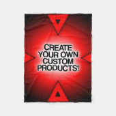 Aanpassen/personaliseren/Creëer uw eigen Fleece Deken (Voorkant)