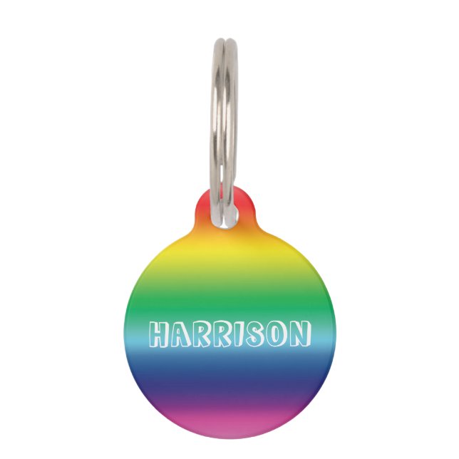 Aanpassen, personaliseren LGBTQ hond, huisdier naa Huisdierpenning (Voorkant)