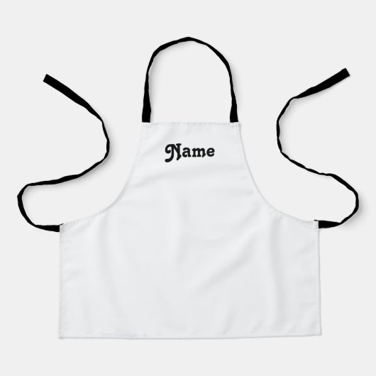 Aanpassen personaliseren met NAAM-monogram Schort (Voorkant)
