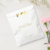 Aanpassen, personaliseren, naam tekst bruiloft cad bedankzakje (Gezegeld)