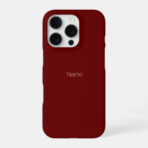 Aanpassen personaliseren naam tekst monogram borde iPhone 16 pro hoesje
